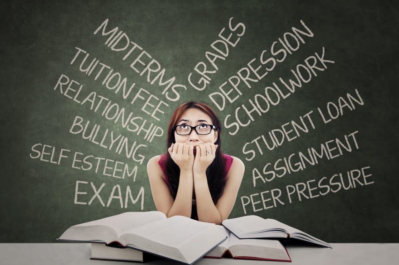 does homework give students depression