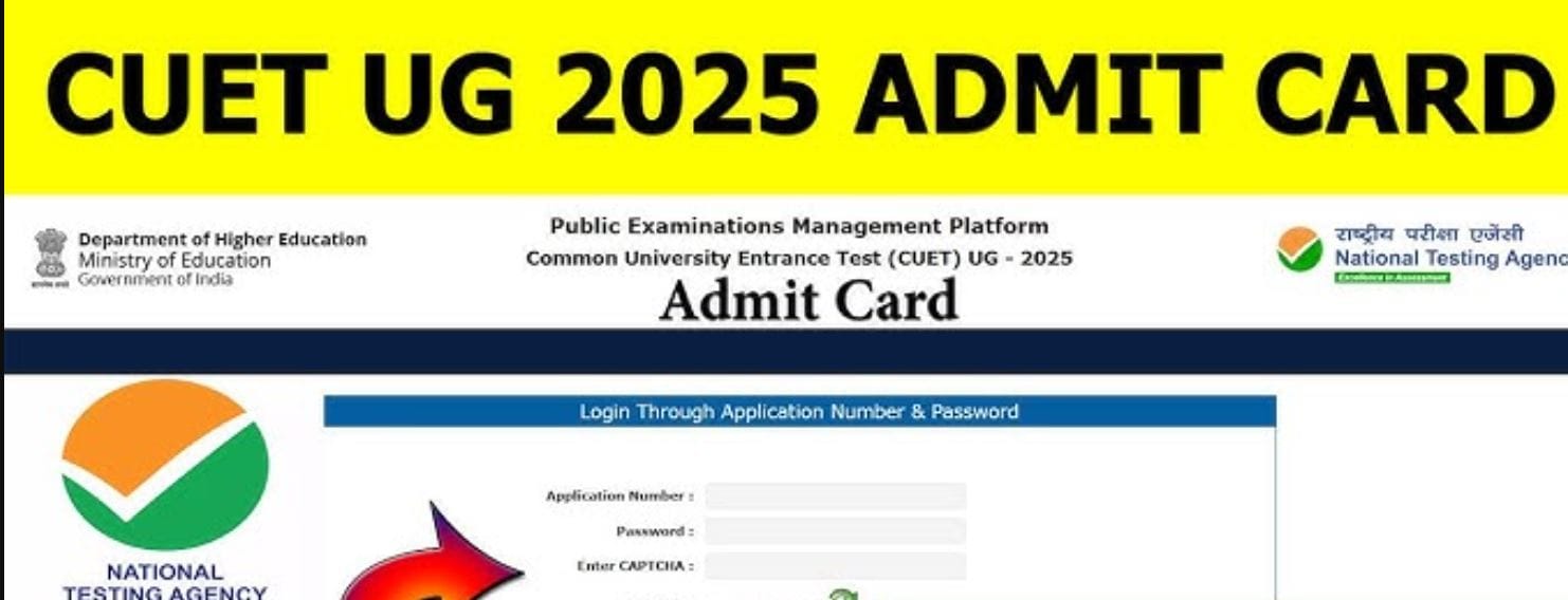 CUET UG Admit Card 2025 Released: Know How to Download It