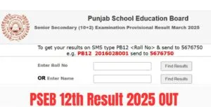 Read more about the article PSEB Class 12 Result 2025 Out: Key Highlights