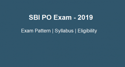 SBI PO EXAM: Exam Dates, Syllabus, Pattern, Result